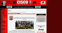 Desktop Screenshot of ciscosoccerclub.com
